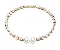 Bracelet Coscia Perle Femme Le Lune in Or jaune Perla LLBR2158